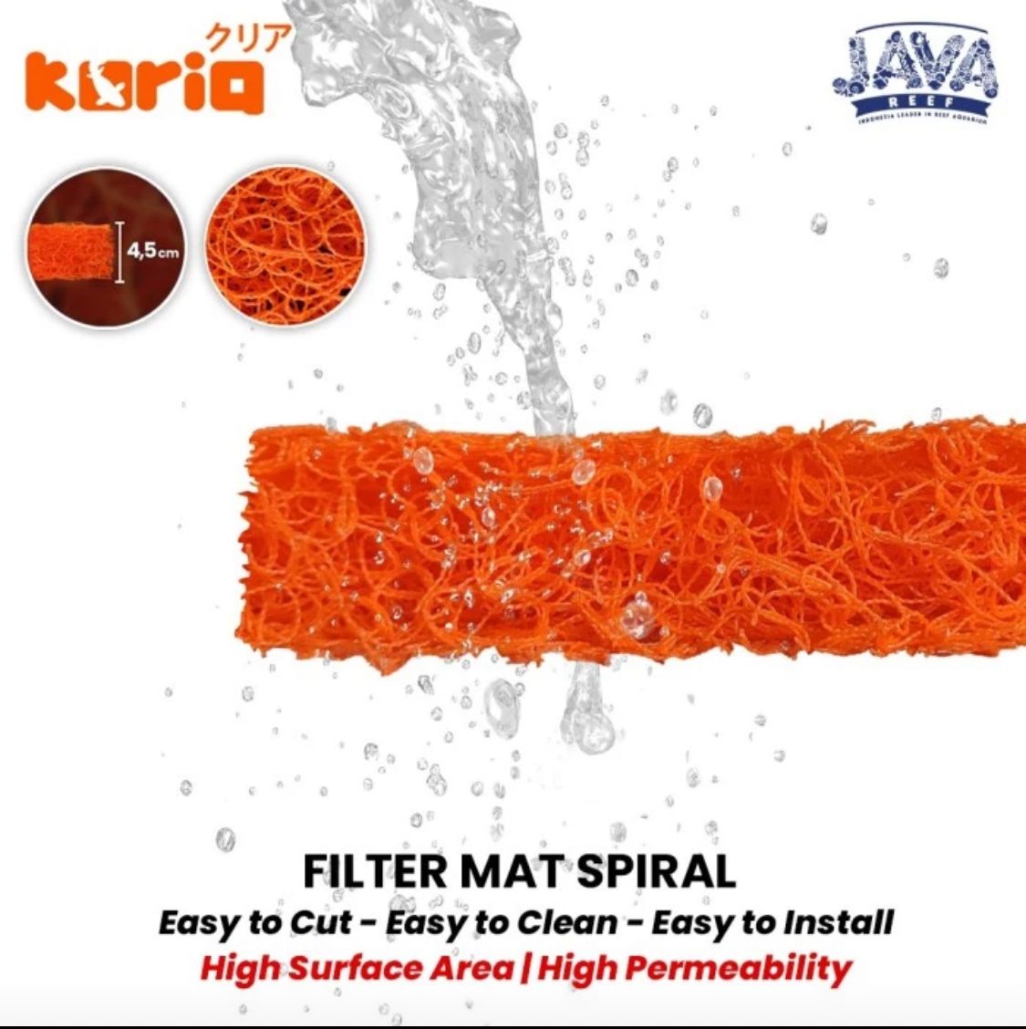 KURIA Filter SPIRAL Hi-Density Media Filter/Japmat Pond Matt 100x200