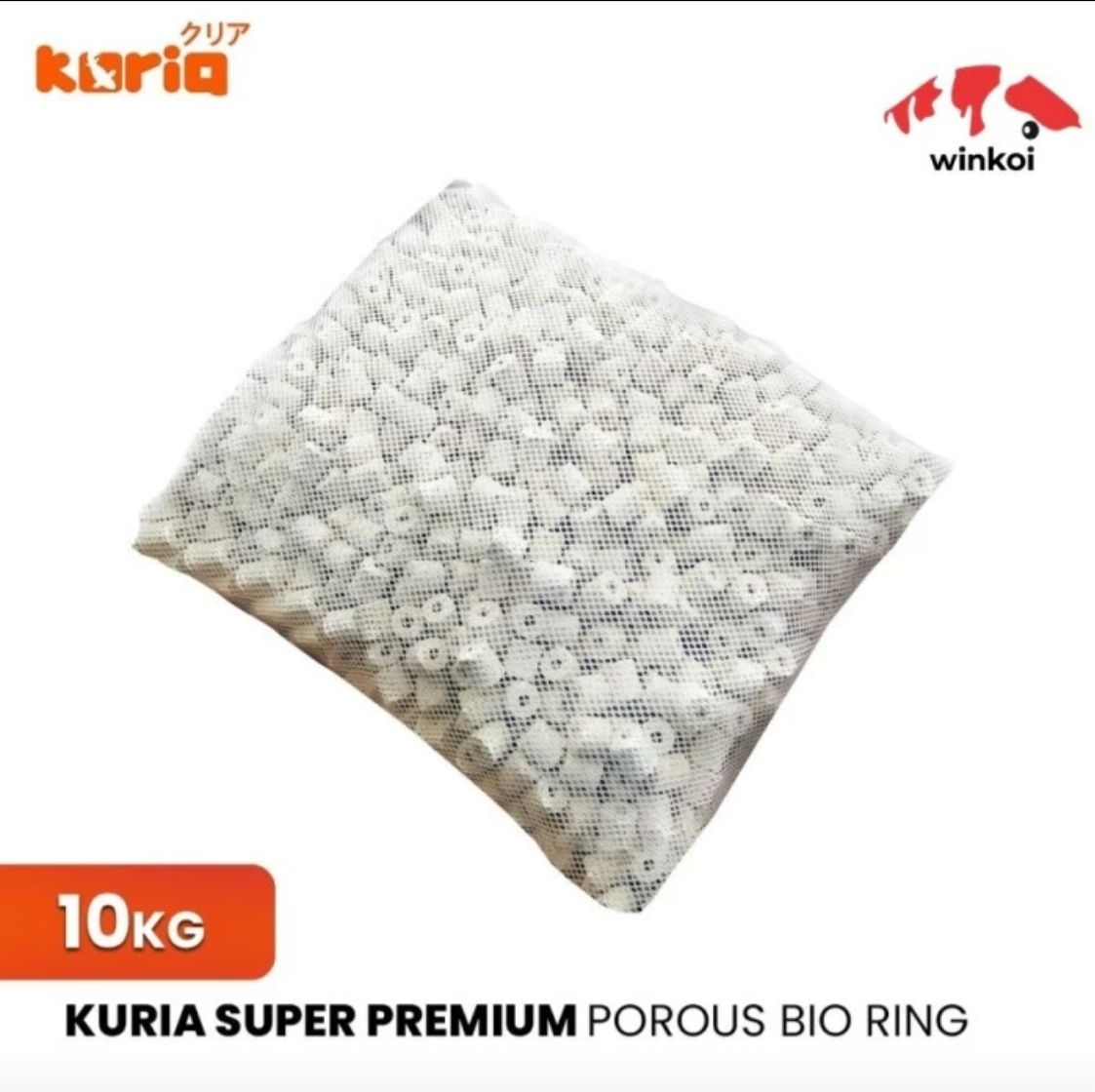 CURIA BIO RING POROUS / PREMIUM BIO RING / KOI POND FILTER 10KG