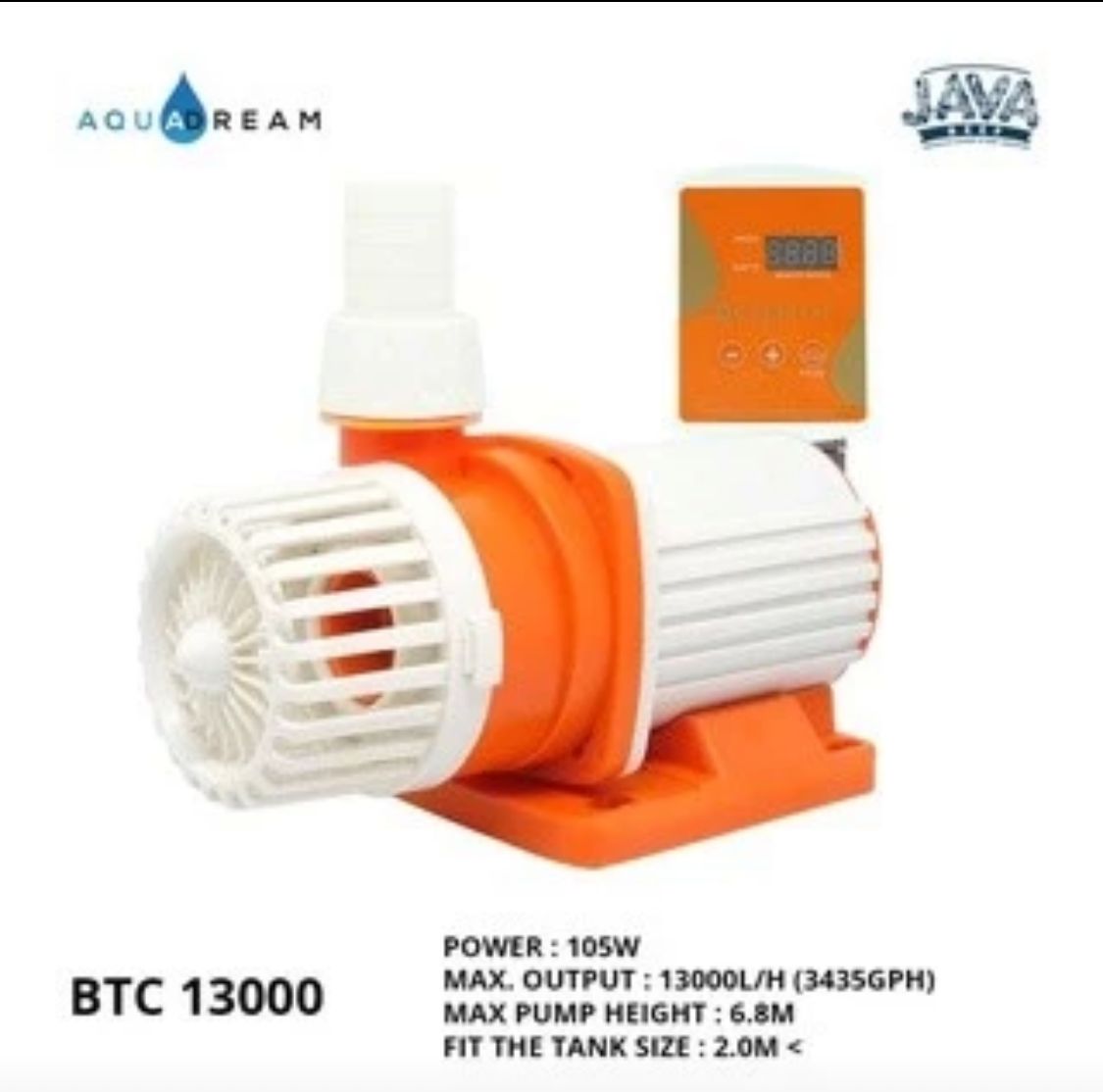 Aquadream Pump BTC-13000 pump 13000lph