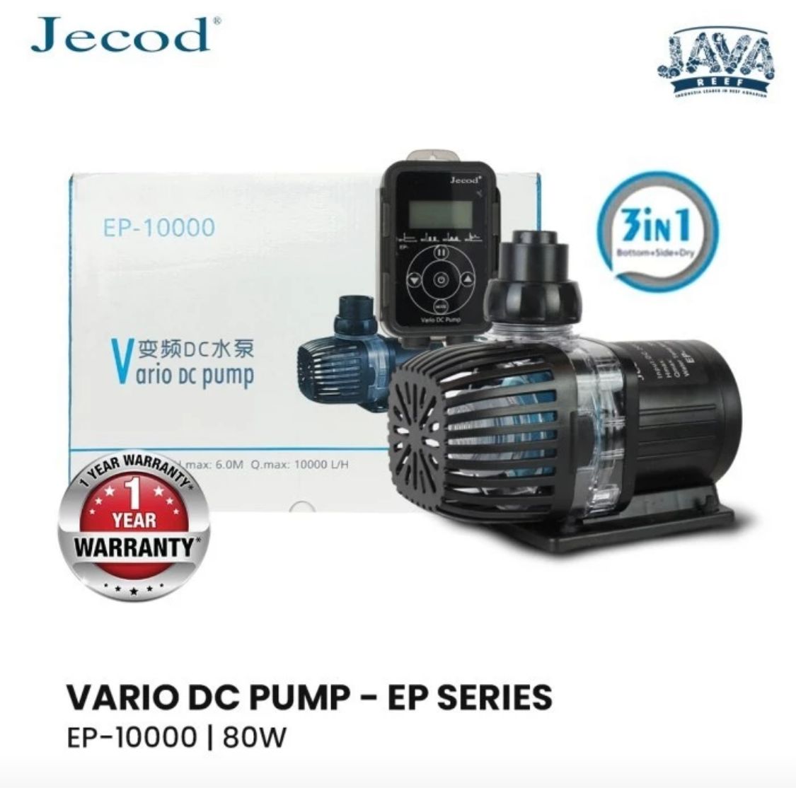 JECOD EP 10000 Lph Smart DC pump, Aquarium pump