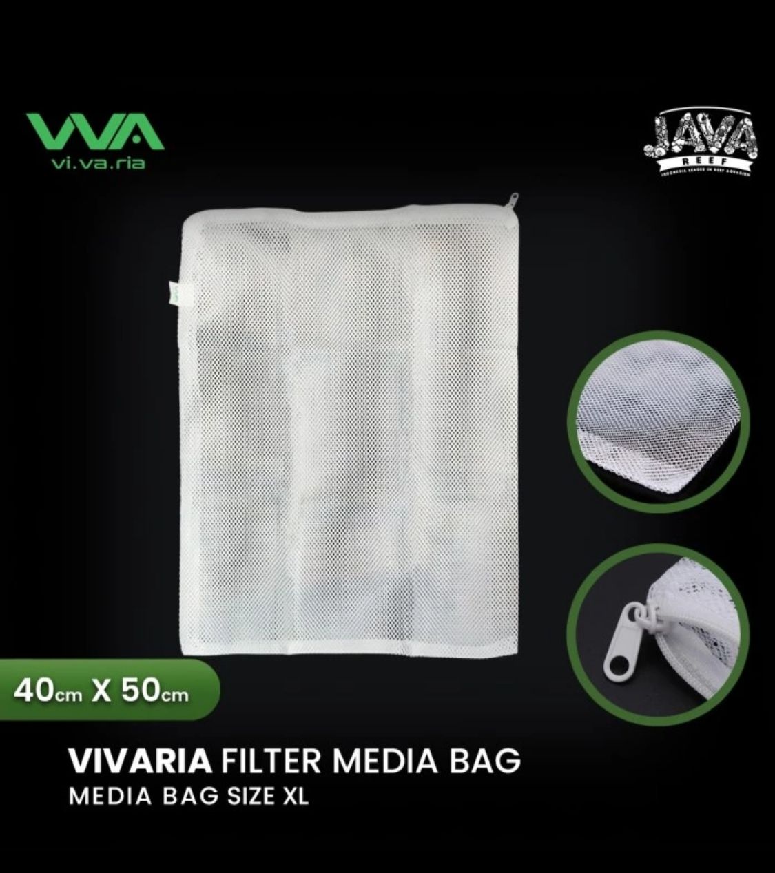 Vivaria Filter Bag - Mesh Bag Media Filter Bag 40x50cm