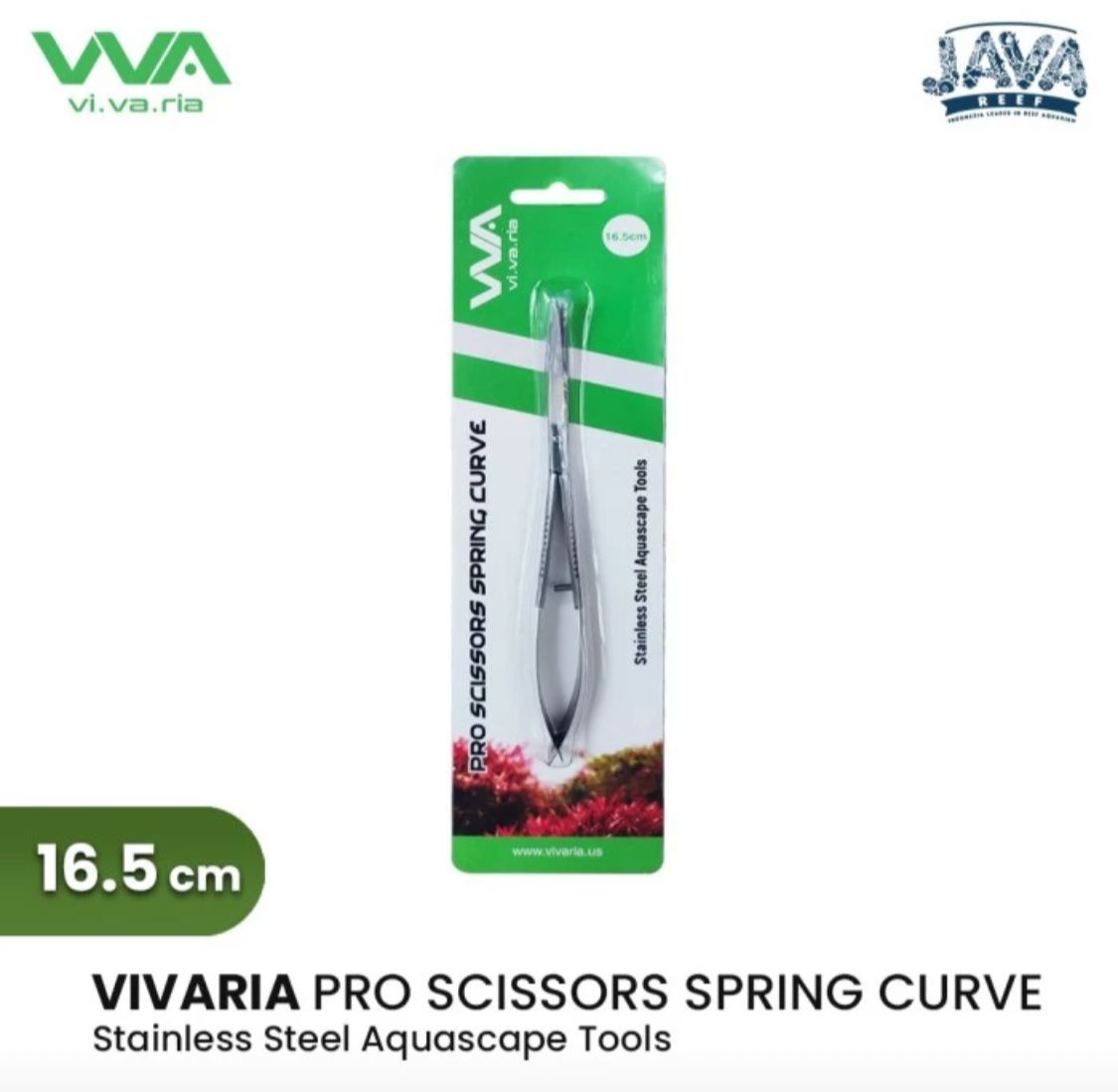 Vivaria Pro Short Spring Curve 16cm - Aquascape Scissors