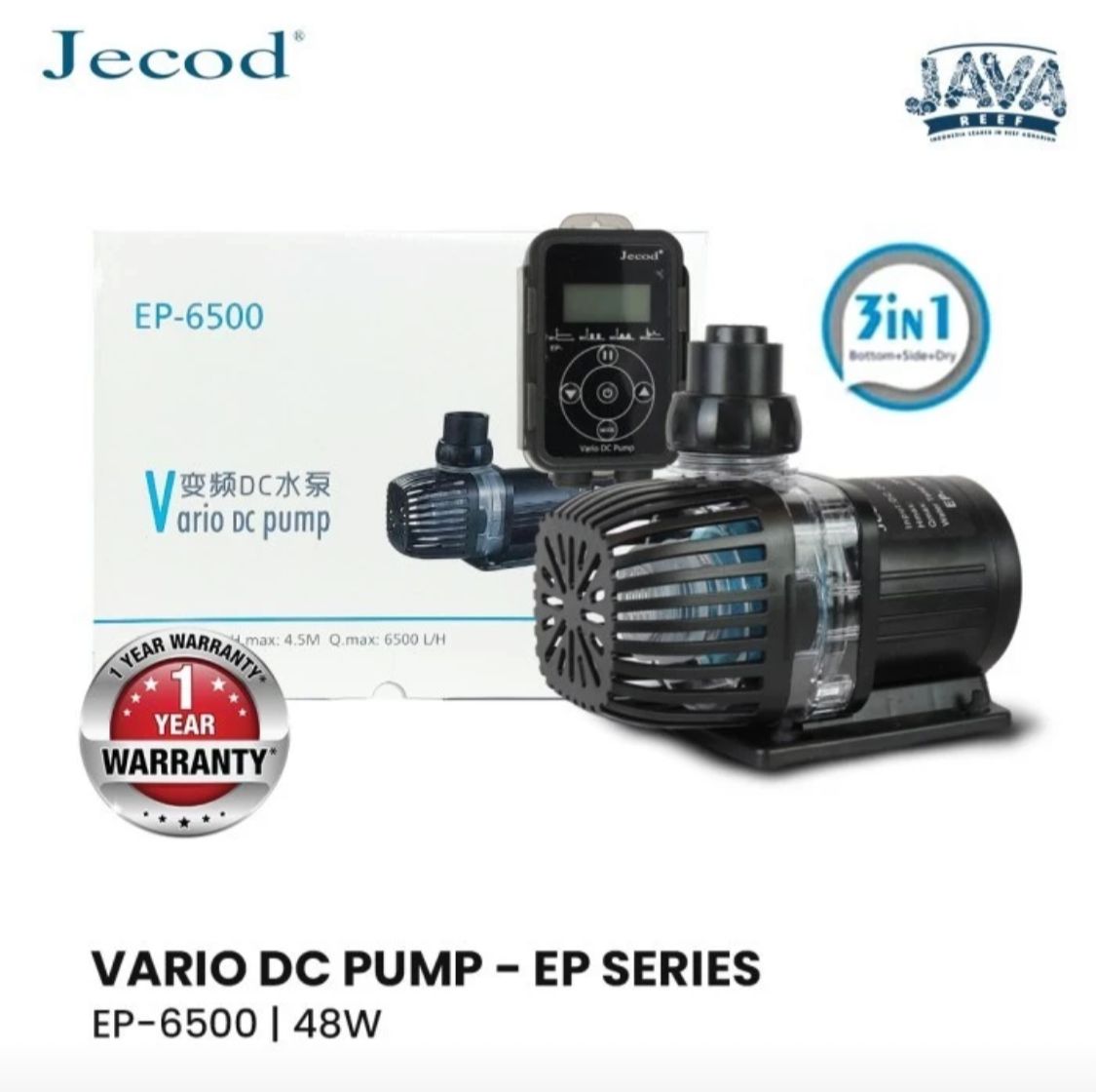 JECOD EP 6500 Lph Smart DC pump, Aquarium pump