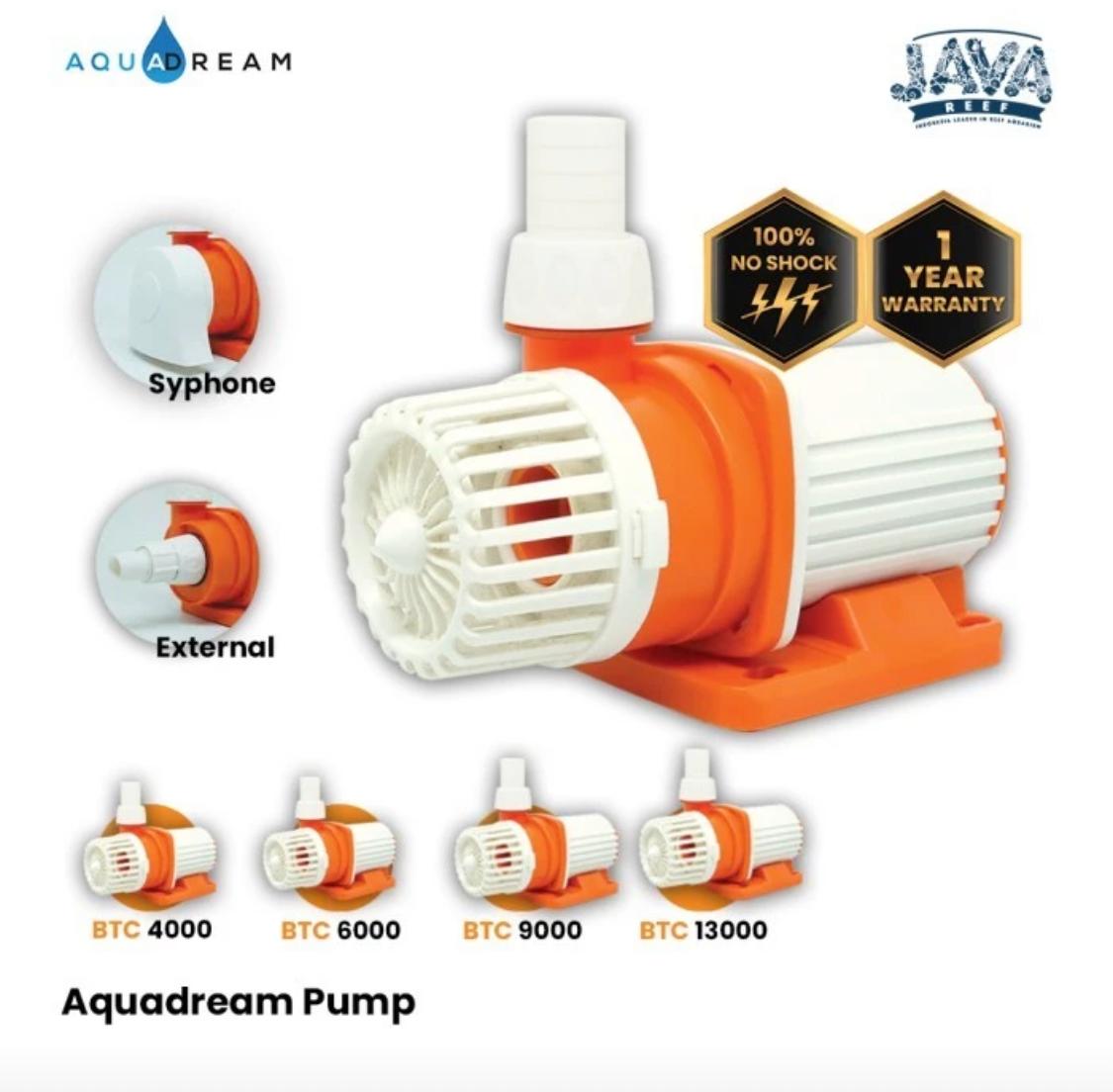 Aquadream Pump BTC-6000 pump 6000lph